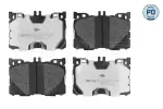 Piduriklotsi komplekt,  ketaspidur MEYLE-PD: Advanced performance and design. 025 225 8618/PD