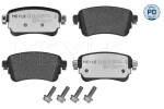 Piduriklotsi komplekt,  ketaspidur MEYLE-PD: Advanced performance and design. 025 225 8818/PD