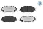 Piduriklotsi komplekt,  ketaspidur MEYLE-PD: Advanced performance and design. 025 227 6817/PD