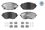 Piduriklotsi komplekt,  ketaspidur MEYLE-PD: Advanced performance and design. 025 227 8218/PD