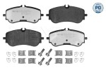 Piduriklotsi komplekt,  ketaspidur MEYLE-PD: Advanced performance and design. 025 228 0219/PD