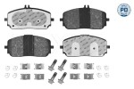 Piduriklotsi komplekt,  ketaspidur MEYLE-PD: Advanced performance and design. 025 229 4419/PD