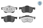 Piduriklotsi komplekt,  ketaspidur MEYLE-PD: Advanced performance and design. 025 230 7318/PD