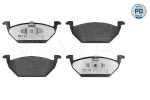 Piduriklotsi komplekt,  ketaspidur MEYLE-PD: Advanced performance and design. 025 231 3019/PD