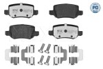 Piduriklotsi komplekt,  ketaspidur MEYLE-PD: Advanced performance and design. 025 231 3814/PD