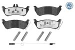 Piduriklotsi komplekt,  ketaspidur MEYLE-PD: Advanced performance and design. 025 231 9017/PD