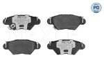 Piduriklotsi komplekt,  ketaspidur MEYLE-PD: Advanced performance and design. 025 232 5817/PD