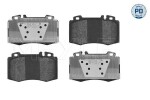 Piduriklotsi komplekt,  ketaspidur MEYLE-PD: Advanced performance and design. 025 232 7117/PD
