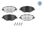 Piduriklotsi komplekt,  ketaspidur MEYLE-PD: Advanced performance and design. 025 232 7918/PD