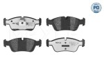 Piduriklotsi komplekt,  ketaspidur MEYLE-PD: Advanced performance and design. 025 232 8717/PD