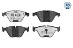 Piduriklotsi komplekt,  ketaspidur MEYLE-PD: Advanced performance and design. 025 233 1320/PD