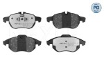 Piduriklotsi komplekt,  ketaspidur MEYLE-PD: Advanced performance and design. 025 234 0220/PD
