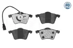 Piduriklotsi komplekt,  ketaspidur MEYLE-PD: Advanced performance and design. 025 234 1819/PD