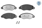 Piduriklotsi komplekt,  ketaspidur MEYLE-PD: Advanced performance and design. 025 234 3418/PD