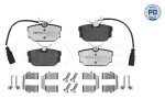 Piduriklotsi komplekt,  ketaspidur MEYLE-PD: Advanced performance and design. 025 234 4616/PD