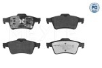 Piduriklotsi komplekt,  ketaspidur MEYLE-PD: Advanced performance and design. 025 234 8216/PD
