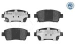 Piduriklotsi komplekt,  ketaspidur MEYLE-PD: Advanced performance and design. 025 235 1017/PD