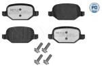 Piduriklotsi komplekt,  ketaspidur MEYLE-PD: Advanced performance and design. 025 235 1716/PD