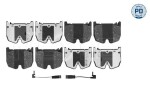 Piduriklotsi komplekt,  ketaspidur MEYLE-PD: Advanced performance and design. 025 235 4117/PD