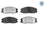 Piduriklotsi komplekt,  ketaspidur MEYLE-PD: Advanced performance and design. 025 235 6916/PD