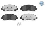 Piduriklotsi komplekt,  ketaspidur MEYLE-PD: Advanced performance and design. 025 235 8416/PD