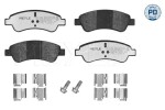 Piduriklotsi komplekt,  ketaspidur MEYLE-PD: Advanced performance and design. 025 235 9919/PD