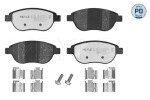 Piduriklotsi komplekt,  ketaspidur MEYLE-PD: Advanced performance and design. 025 236 0019/PD
