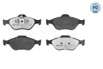 Piduriklotsi komplekt,  ketaspidur MEYLE-PD: Advanced performance and design. 025 236 0418/PD