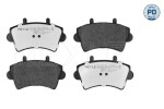 Piduriklotsi komplekt,  ketaspidur MEYLE-PD: Advanced performance and design. 025 236 1318/PD