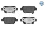Piduriklotsi komplekt,  ketaspidur MEYLE-PD: Advanced performance and design. 025 236 2016/PD