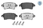 Piduriklotsi komplekt,  ketaspidur MEYLE-PD: Advanced performance and design. 025 236 6916/PD