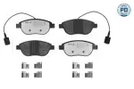 Piduriklotsi komplekt,  ketaspidur MEYLE-PD: Advanced performance and design. 025 237 0918/PD
