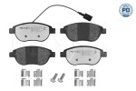 Piduriklotsi komplekt,  ketaspidur MEYLE-PD: Advanced performance and design. 025 237 0919/PD