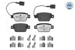 Piduriklotsi komplekt,  ketaspidur MEYLE-PD: Advanced performance and design. 025 237 1415/PD