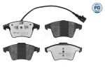 Piduriklotsi komplekt,  ketaspidur MEYLE-PD: Advanced performance and design. 025 237 4719/PD
