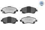 Piduriklotsi komplekt,  ketaspidur MEYLE-PD: Advanced performance and design. 025 237 6819/PD