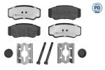 Piduriklotsi komplekt,  ketaspidur MEYLE-PD: Advanced performance and design. 025 239 2120/PD