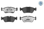 Piduriklotsi komplekt,  ketaspidur MEYLE-PD: Advanced performance and design. 025 239 3517/PD