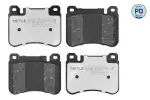Piduriklotsi komplekt,  ketaspidur MEYLE-PD: Advanced performance and design. 025 239 4516/PD