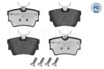 Piduriklotsi komplekt,  ketaspidur MEYLE-PD: Advanced performance and design. 025 239 8017/PD