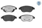 Piduriklotsi komplekt,  ketaspidur MEYLE-PD: Advanced performance and design. 025 239 8119/PD