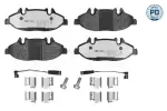 Piduriklotsi komplekt,  ketaspidur MEYLE-PD: Advanced performance and design. 025 240 0720/PD