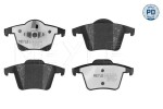 Piduriklotsi komplekt,  ketaspidur MEYLE-PD: Advanced performance and design. 025 240 1118/PD