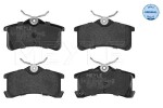 Piduriklotsi komplekt,  ketaspidur MEYLE-ORIGINAL: True to OE. 025 240 1314/W