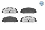 Piduriklotsi komplekt,  ketaspidur MEYLE-PD: Advanced performance and design. 025 240 4514/PD