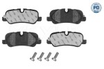 Piduriklotsi komplekt,  ketaspidur MEYLE-PD: Advanced performance and design. 025 241 9217/PD