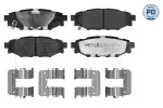 Piduriklotsi komplekt,  ketaspidur MEYLE-PD: Advanced performance and design. 025 242 7114/PD