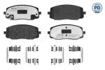 Piduriklotsi komplekt, ketaspidur MEYLE-PD: Advanced performance and design. 025 242 7516/PD
