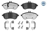 Piduriklotsi komplekt,  ketaspidur MEYLE-PD: Advanced performance and design. 025 243 0620-2/PD