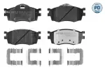 Piduriklotsi komplekt,  ketaspidur MEYLE-PD: Advanced performance and design. 025 243 1717/PD